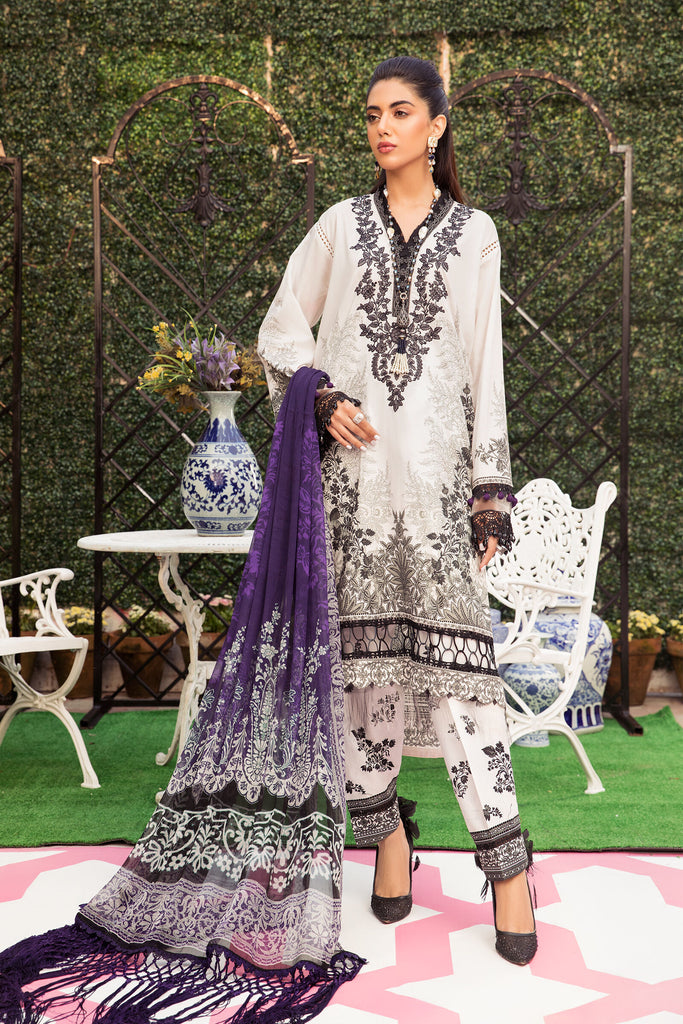 MARIA.B MPrints Secret Garden Spring/Summer Lawn Collection 2022 – MPT-1307-A