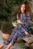 MARIA.B MBasics Lawn Collection – Navy Blue MB-US23-105-B