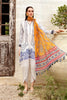 MARIA.B MBasics Lawn Collection – White & Blue MB-US23-107-B