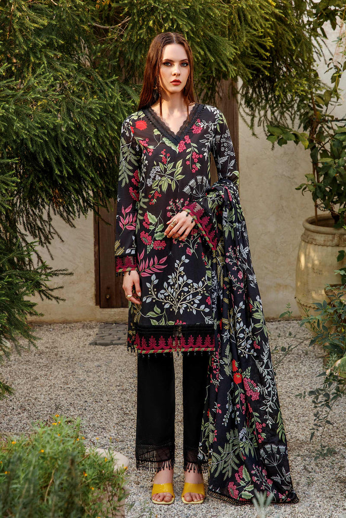 MARIA.B MBasics Lawn Collection – Black MB-US23-109-B