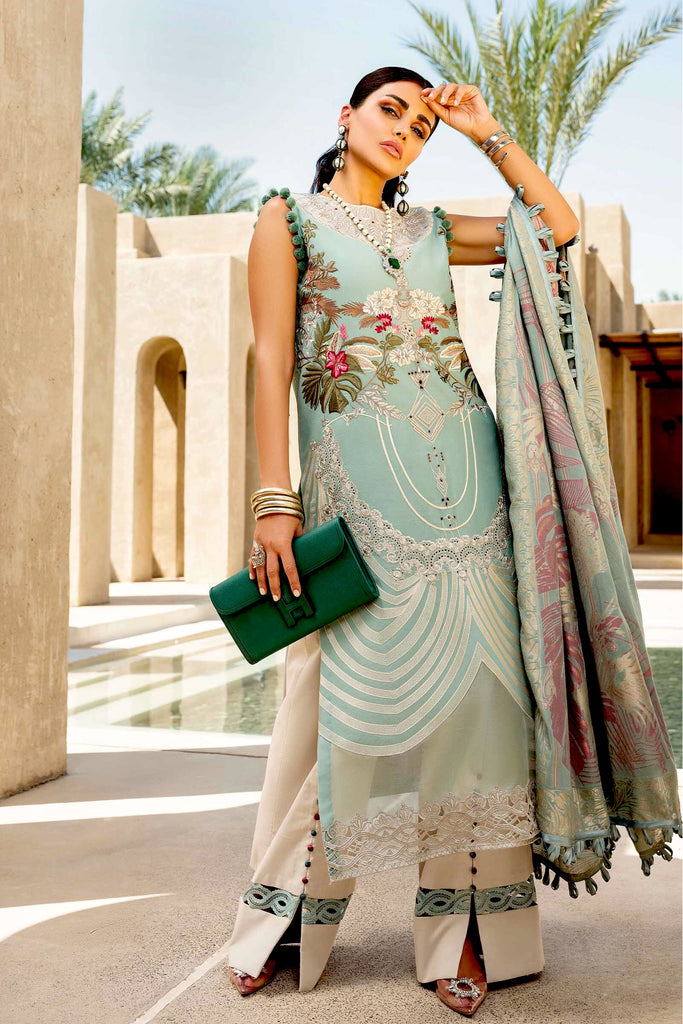 Shiza Hassan Luxury Lawn Collection 2021 – 8-A Maahru