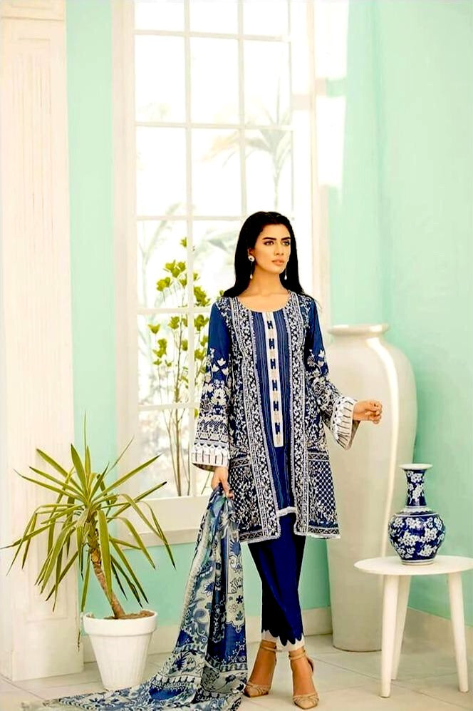 Muntazir by Rungeela Dhaga Luxury Lawn Collection – MD02