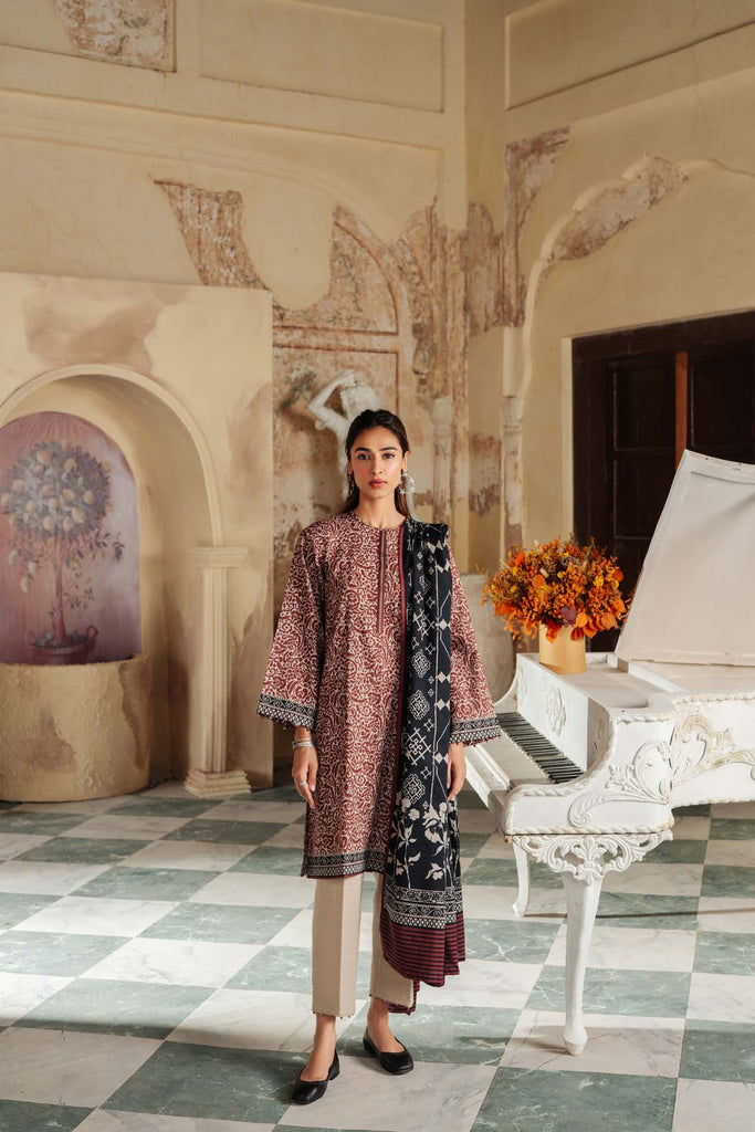 Sahar Winter – Printed Khaddar 3 Piece - SKWP-V2-23-06