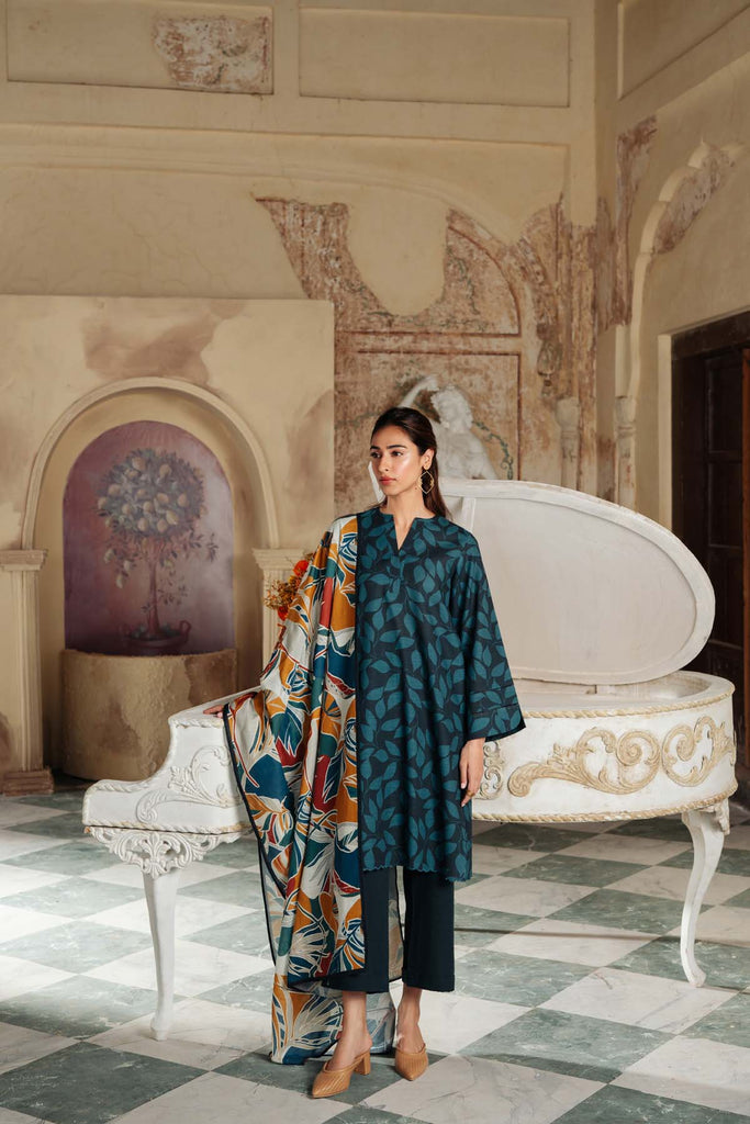 Sahar Winter – Printed Khaddar 3 Piece - SKWP-V2-23-07