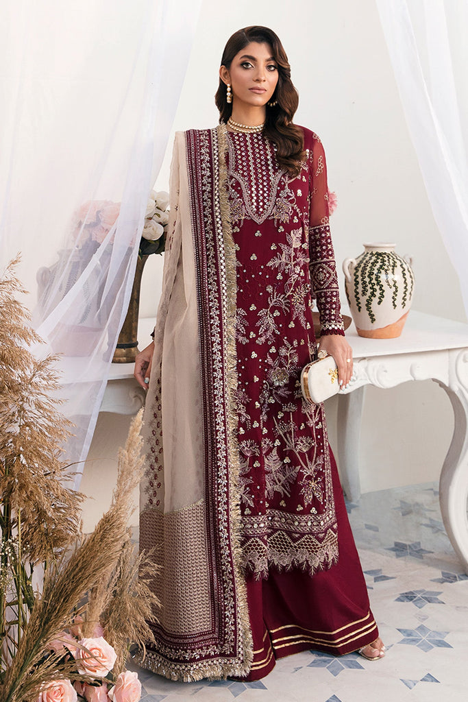 Nureh Elanora Embroidered & Embellished Luxury Chiffon Collection – NEL-14