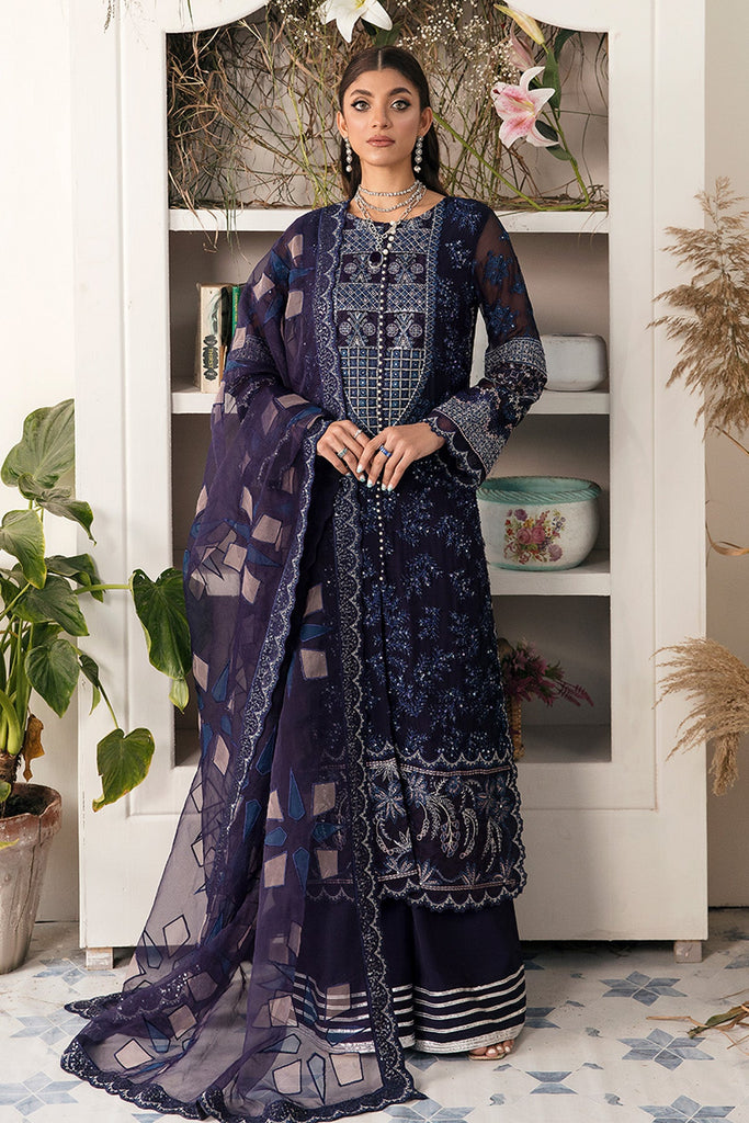 Nureh Elanora Embroidered & Embellished Luxury Chiffon Collection – NEL-15