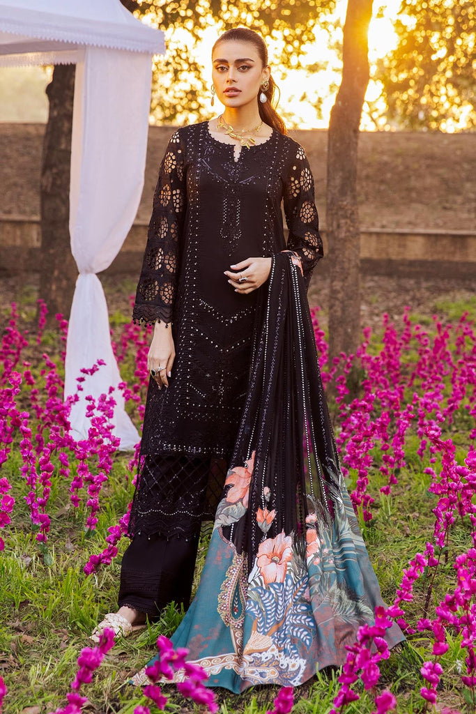 Nureh Exclusive Luxury Lawn Collection 2022 – NIGHT FALL