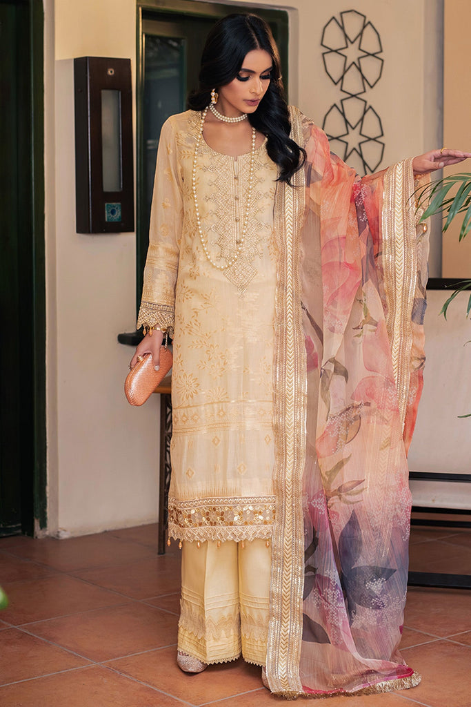 Nureh Maya Jacquard Slub Lawn Collection – NJ-51