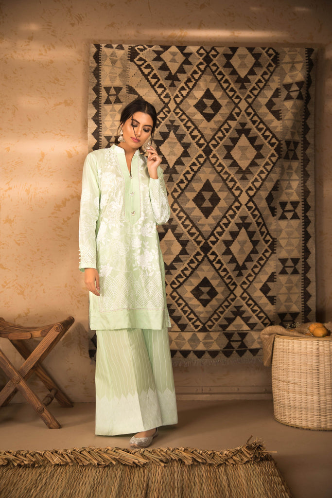 Sapphire Naqsh Dar Lawn Eid Collection Vol-V – Old Rose A