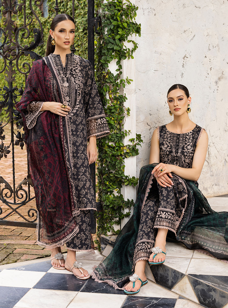 NUBIA ONYX SHIRT AND DUPATTA – UY COLLECTION