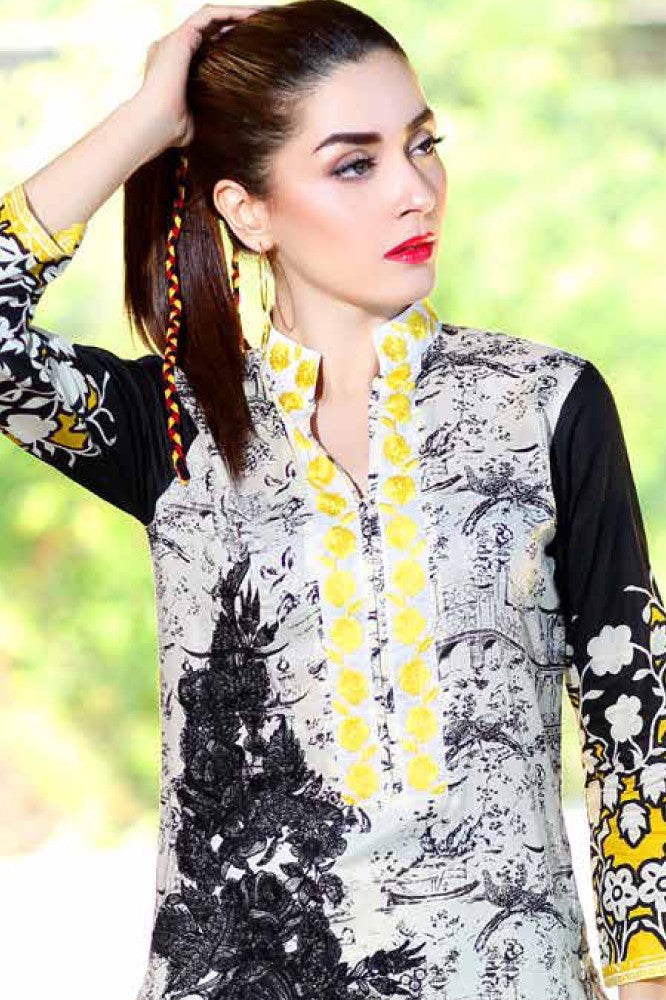 Charizma Embroidered Plush Kurtis Vol 2 – PK-65 - YourLibaas
 - 1