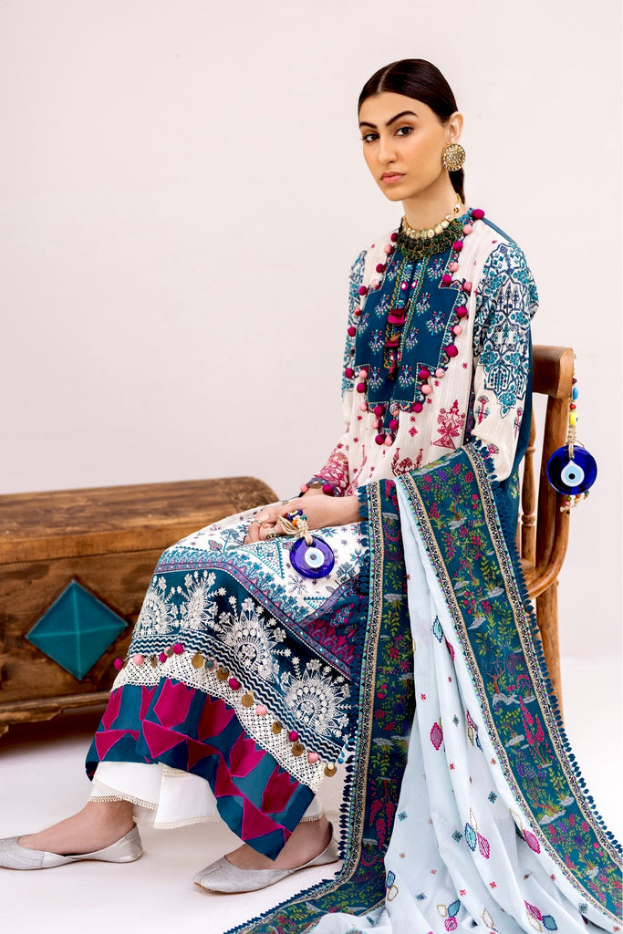 Élan Luxury Lawn Collection – EL21-01 B (MELIKE)