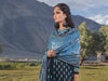 Gul Ahmed Winter Collection 2021 · 3 PC Khaddar Suit with Linen Shawl – PVS-12013