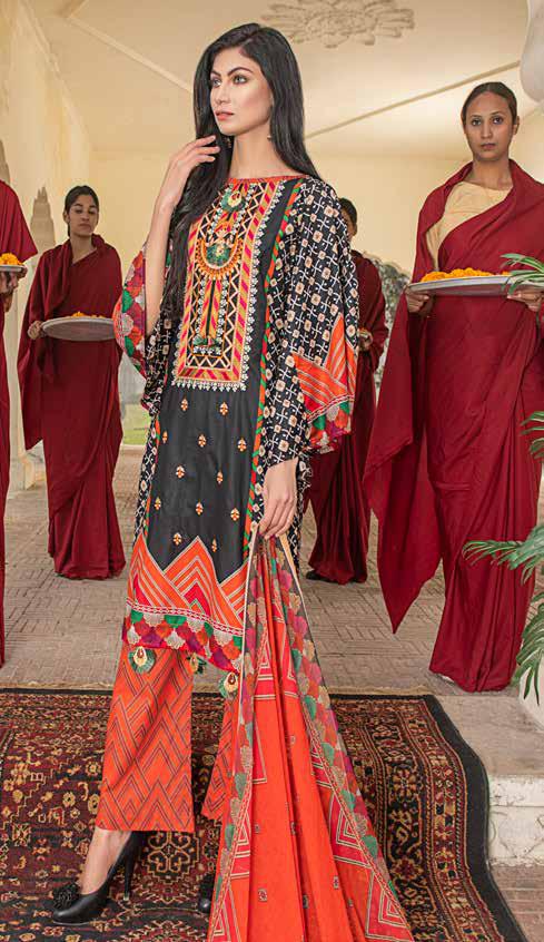 Pakeeza Embroidered Lawn Collection – D6