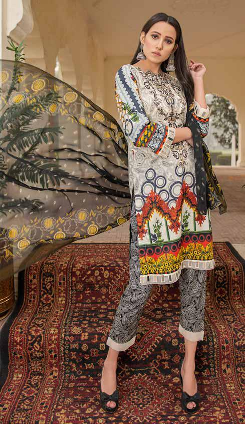 Pakeeza Embroidered Lawn Collection – D5