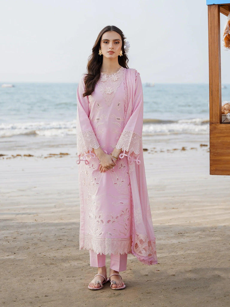 Aabyaan Saagar Luxury Festive Lawn Collection 2024 – JANA (AF-03)