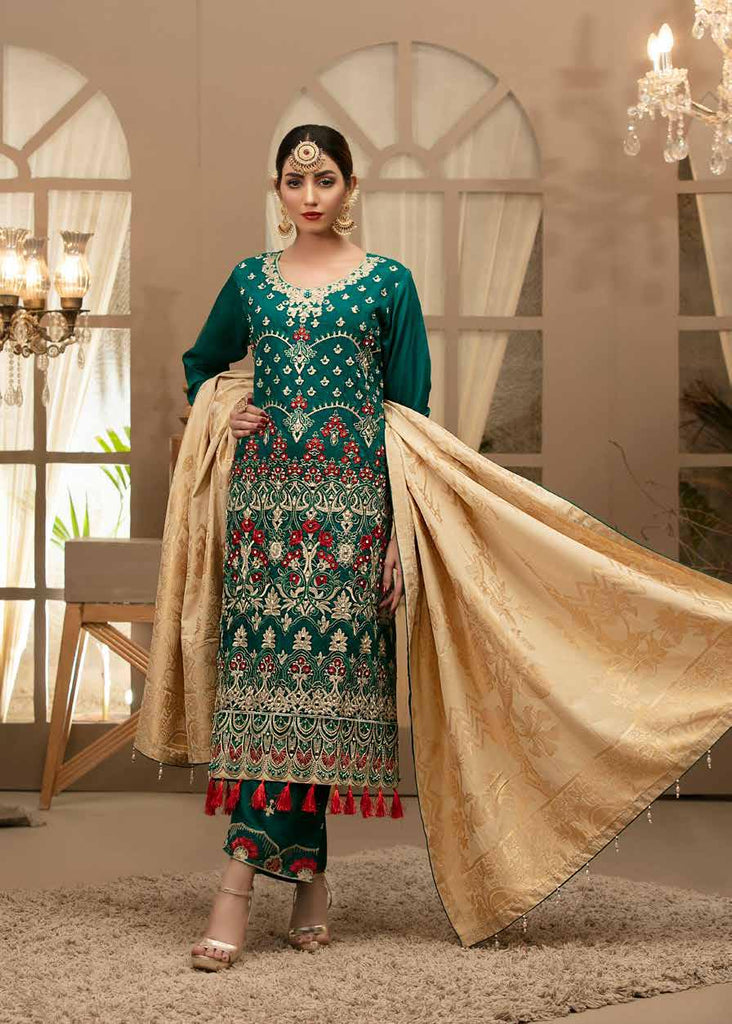 Poshak Viscose Embroidered Collection – D-087