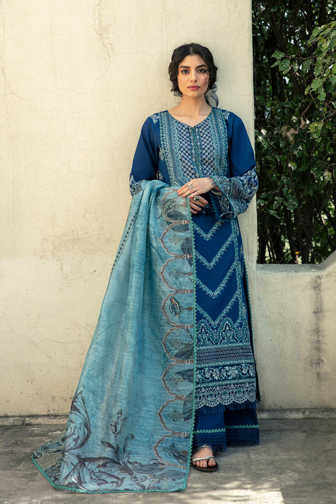 Qalamkar Qline Lawn Collection 2022 – QB-03 ADA