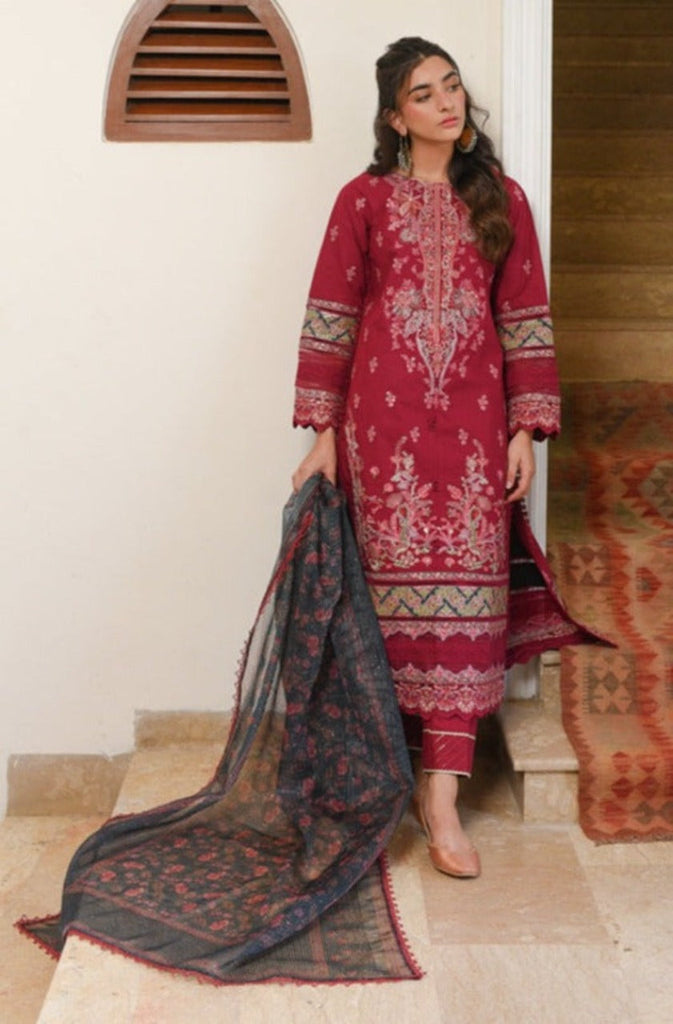 Qalamkar Qline Linen Collection – VL-04 SABEEKA