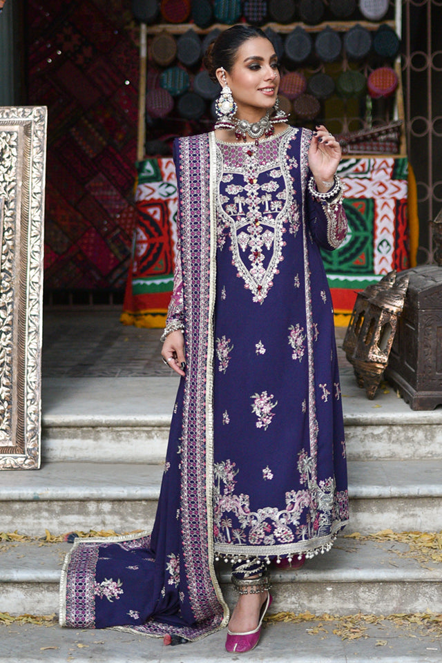 Qalamkar Sayonee Luxury Winter Collection (with Shawl) – K-08  JIYA