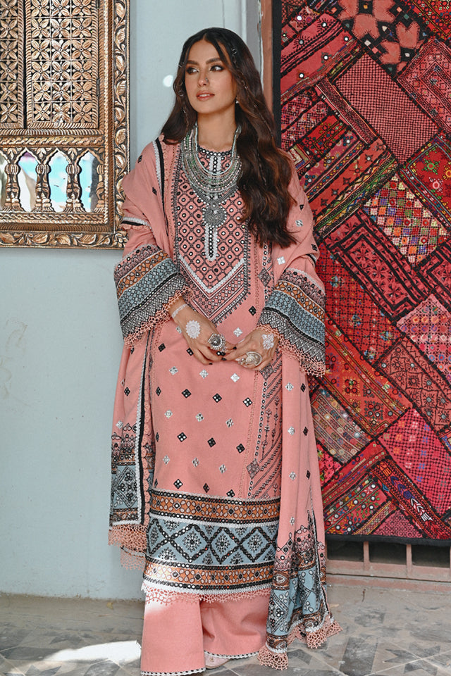 Qalamkar Sayonee Luxury Winter Collection (with Shawl) – K-09  SYRA