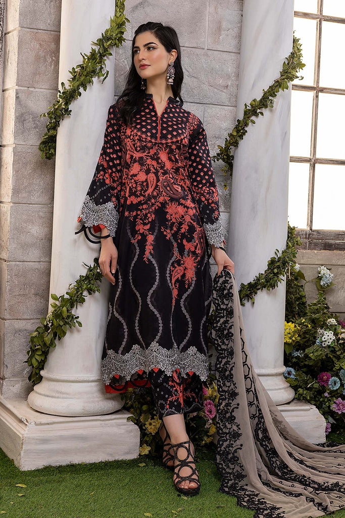 Quas by Charizma Eid Edition · Embroidered Printed Luxury Lawn Collection – QE-01B