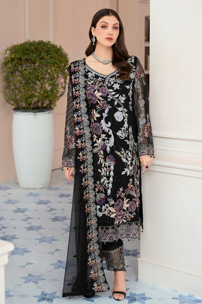 Ramsha Rangoon Luxury Chiffon Collection – D-906