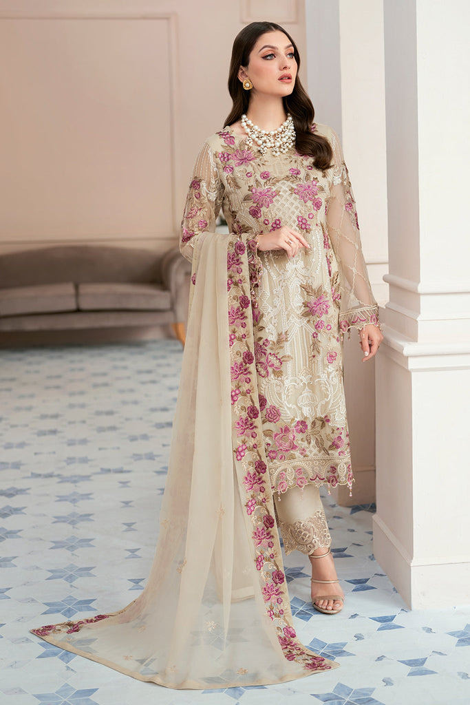 Ramsha Rangoon Luxury Chiffon Collection – D-909