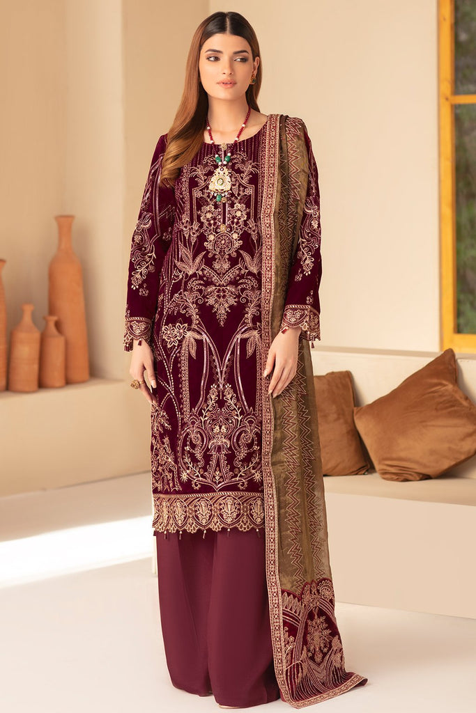 Ramsha Velvet Collection Vol-4 – V-407