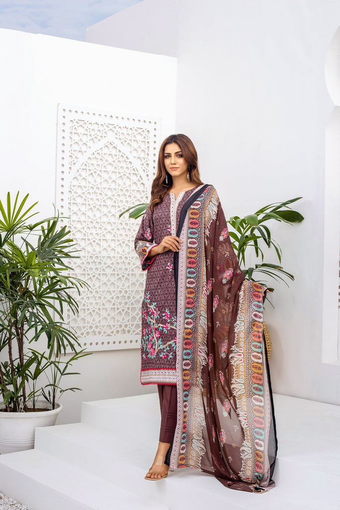 Rangreza Embroidered Lawn Collection – RE22-3