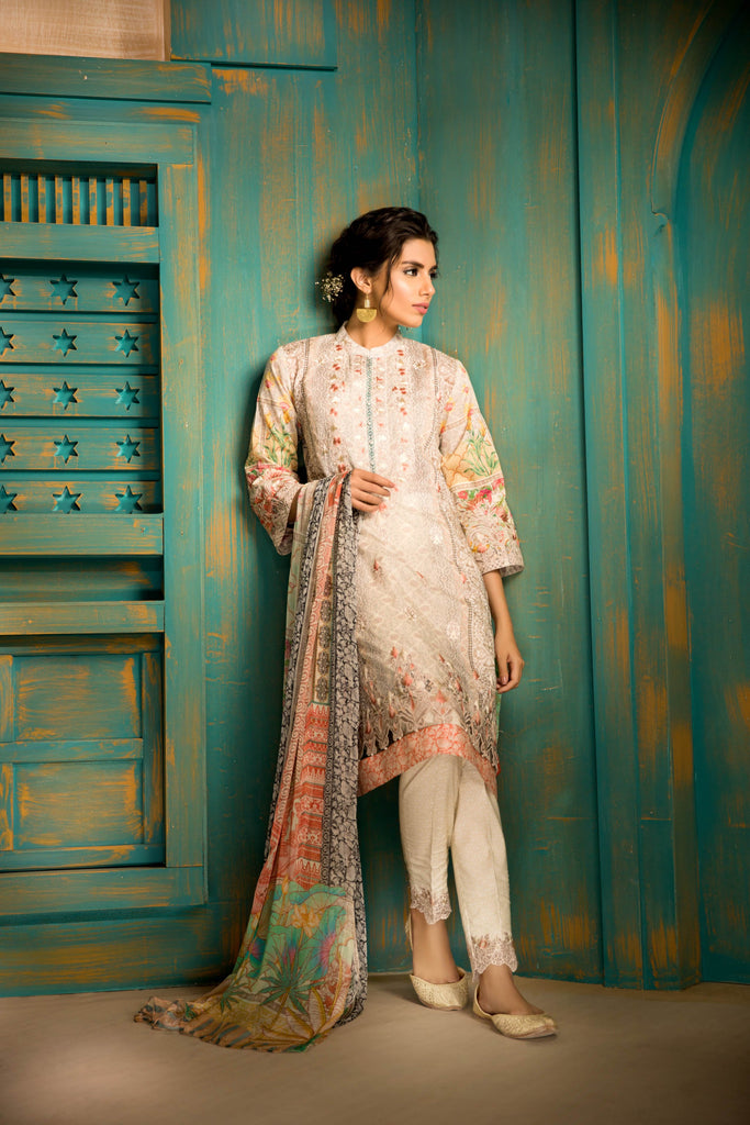 Sapphire Naqsh Dar Lawn Eid Collection Vol-V – Sheer Luxury