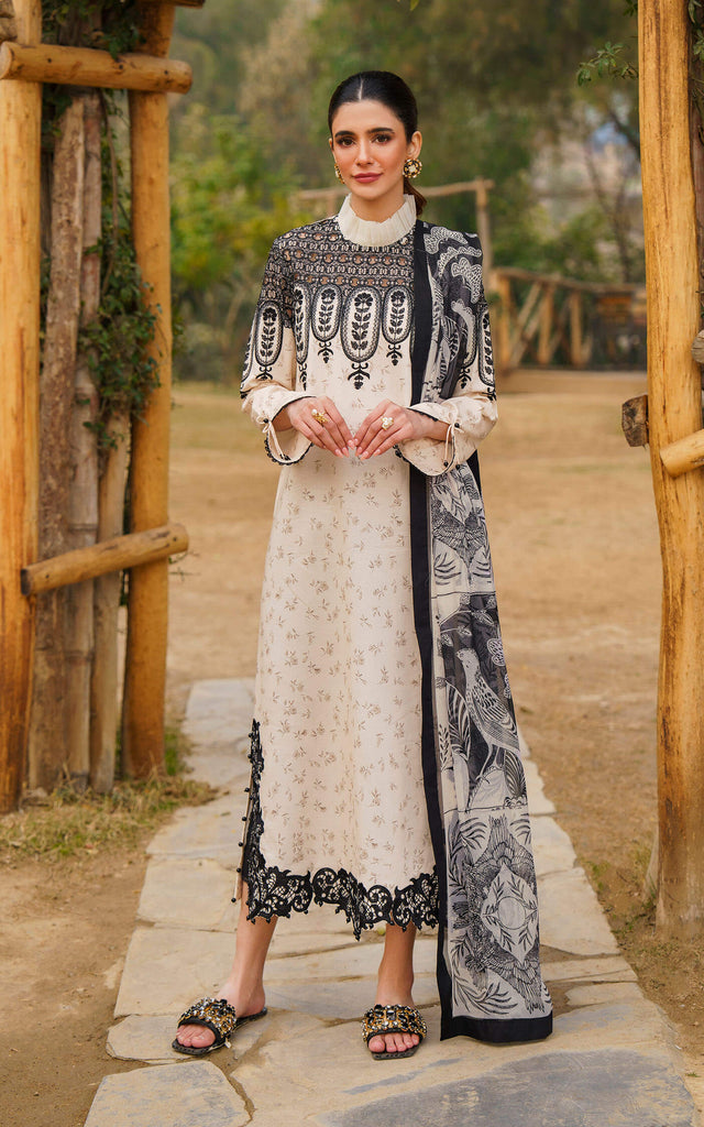 Asifa & Nabeel Meraki Lawn Collection – SNOWDROP-U141M002 | Lawn