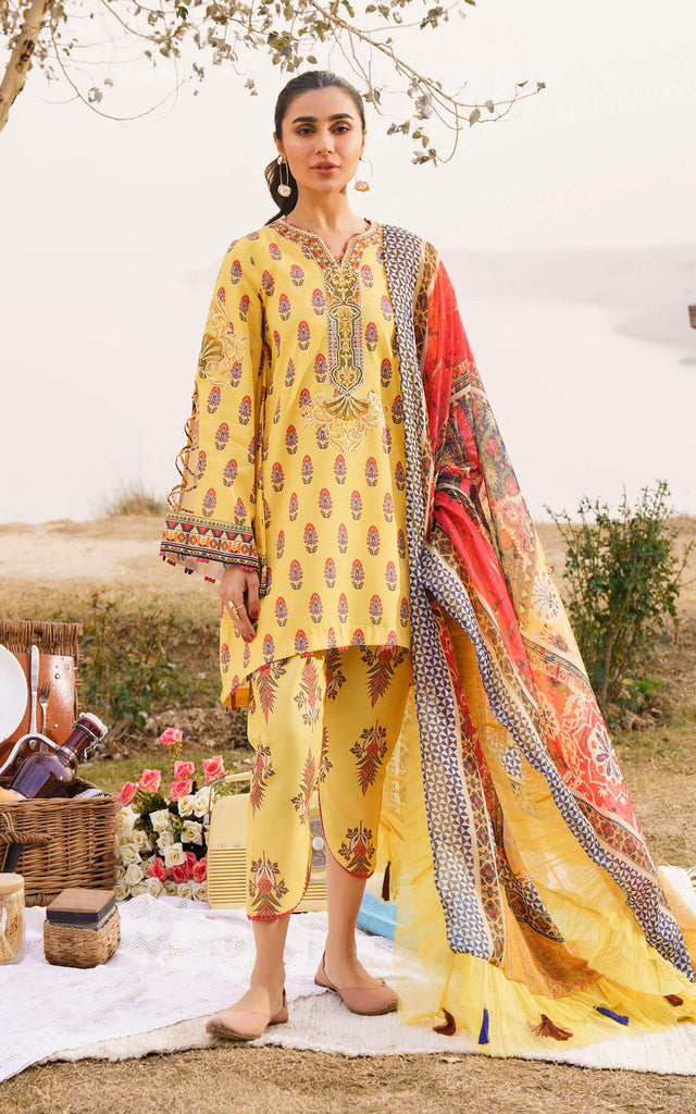 Asifa & Nabeel Meraki Lawn Collection – SONNET-U141M004 | Lawn