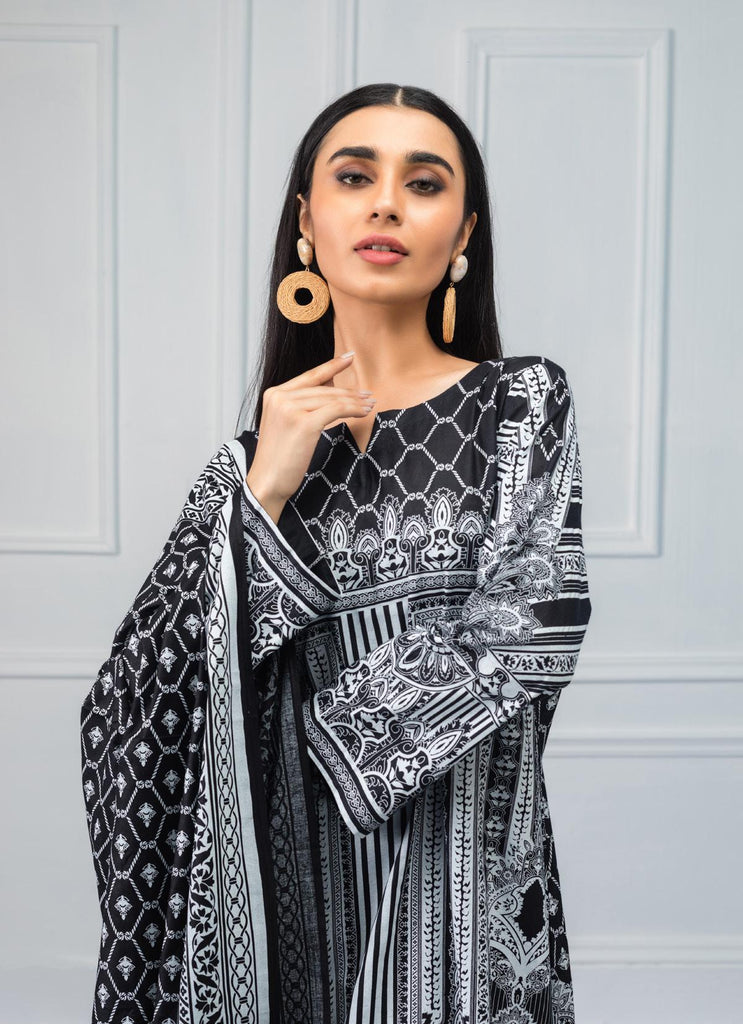 Sahil Black & White Lawn Collection Vol-2 – DN-1