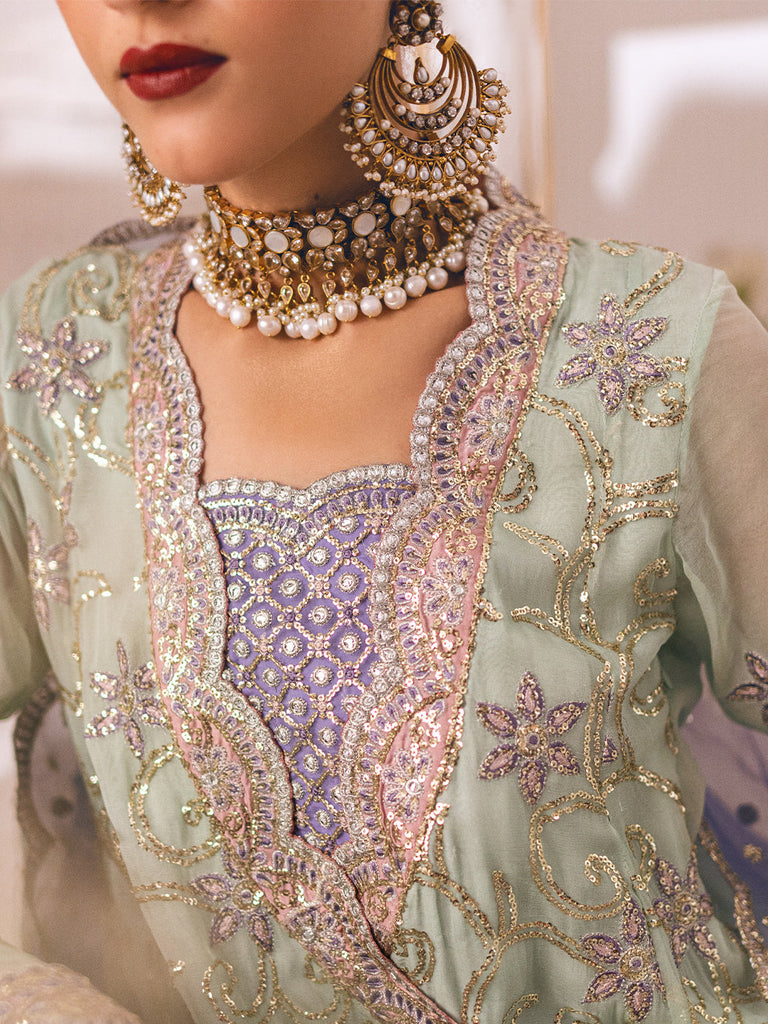 Roheenaz Sawariya Luxury Kalidaar Chiffon Formal Collection – DN-04