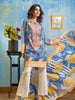 Gul Ahmed Summer 2017 - Blue 2 PC Embroidered Lawn Dress TL-73 A