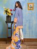 Gul Ahmed Summer 2017 - Blue 2 PC Embroidered Lawn Dress TL-73 A