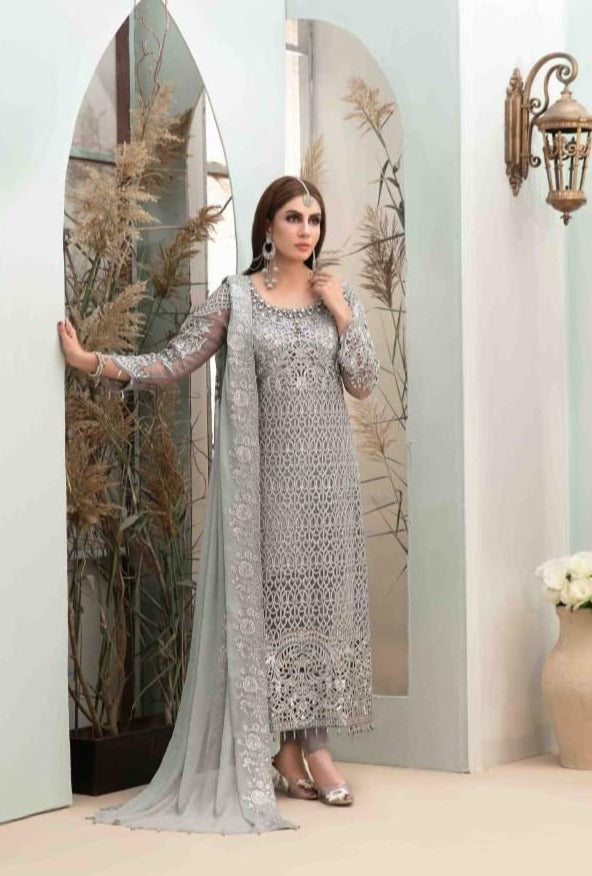 Tawakkal Tiara Embroidered Chiffon Collection – D-5976