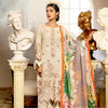 Tehzeeb by Riaz Arts · Embroidered Leather Peach Shirt with Digital Pashmina Shawl – LP-16