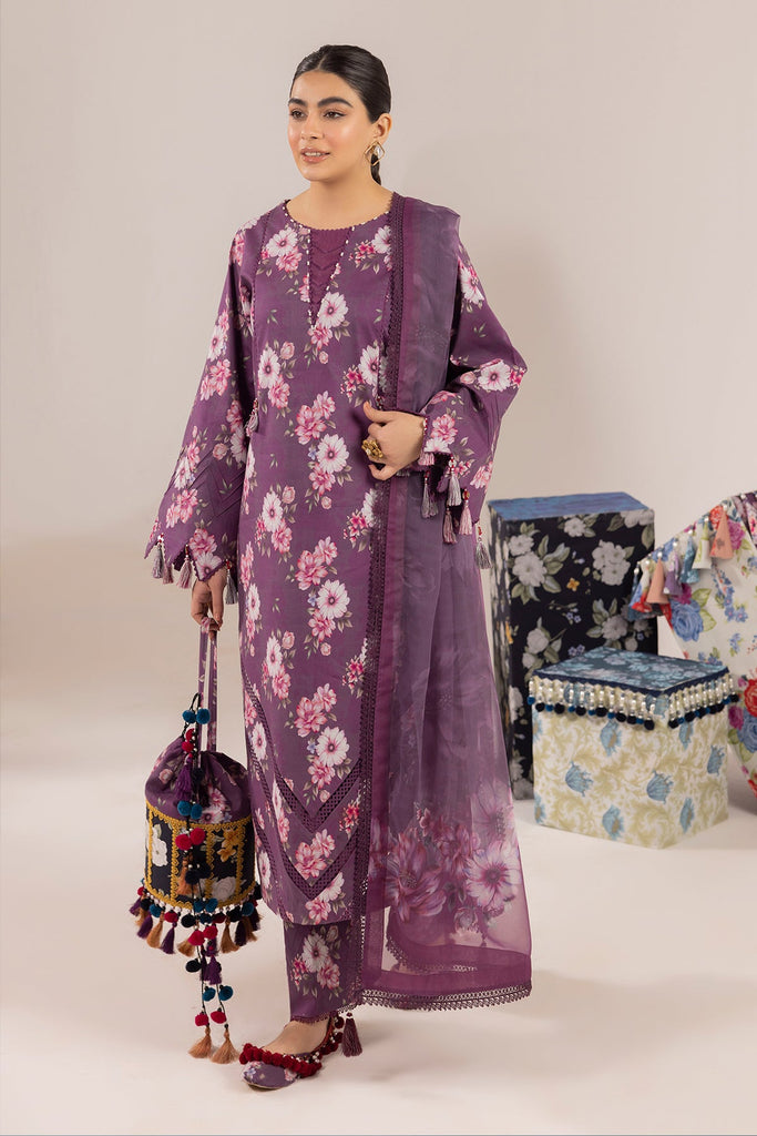 Alizeh Sheen Spring Prints Lawn – TULIPA- 3PC SUIT