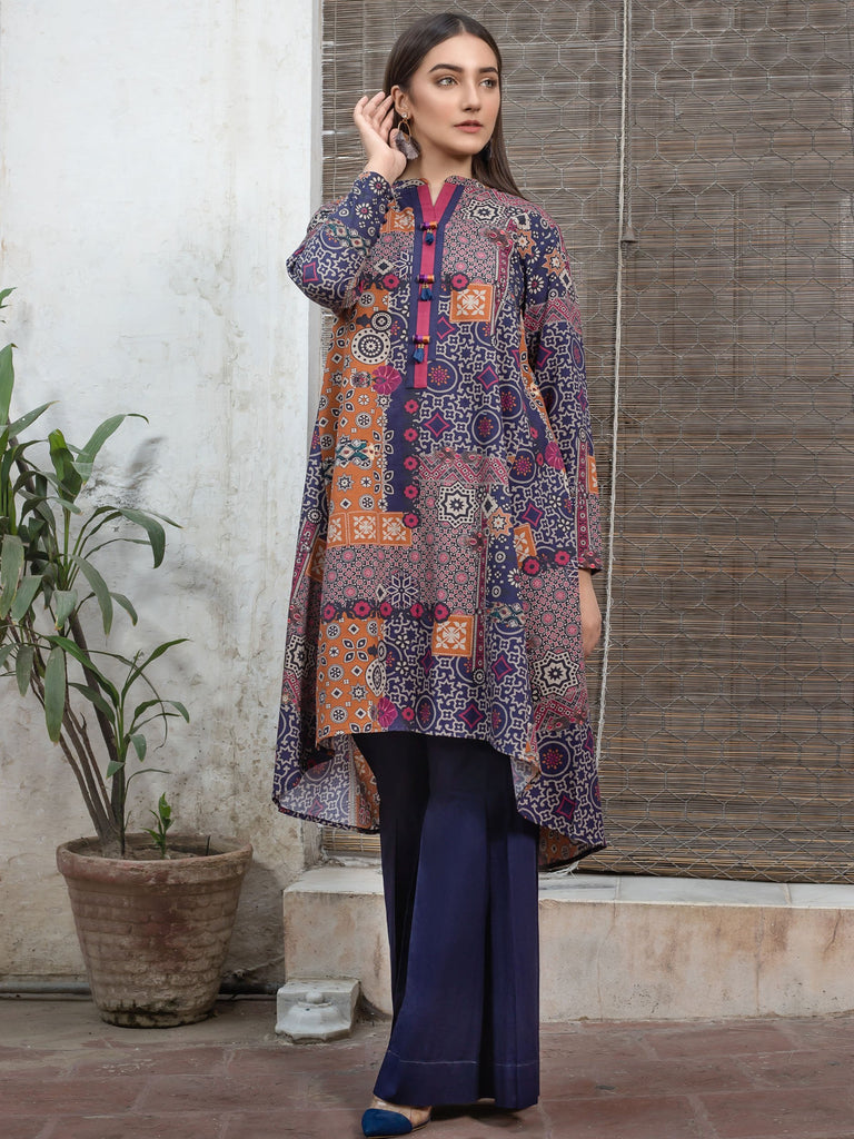 Limelight Winter Collection 2019 – Slub Khaddar Shirt – U0858-SSH-BLU