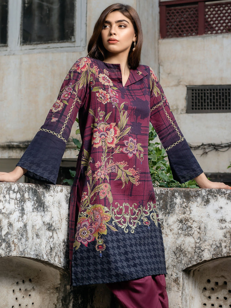 Limelight Winter Collection 2019 – Slub Khaddar Shirt – U0872-SSH-RED