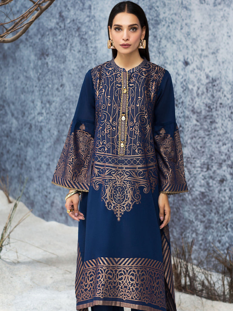 Limelight Winter Collection 2019 – Jacquard Shirt – U0876-SSH-BLU