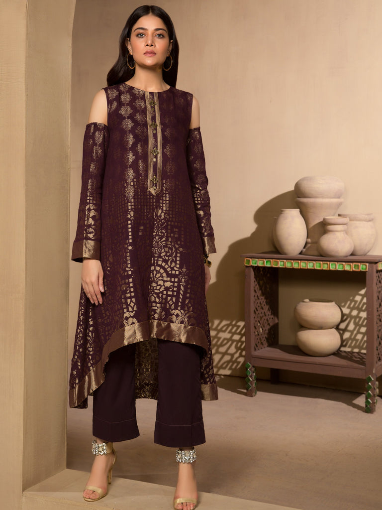 Limelight Winter Collection 2019 – Jacquard Shirt – U0969-SSH-PLM