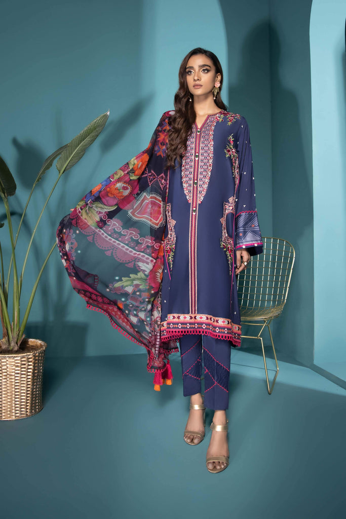 Sapphire Lawn Collection 2021 – Signature Series · Winona