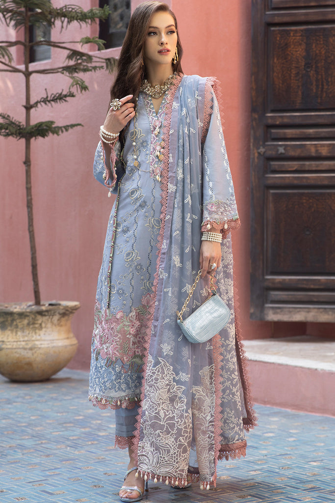 AJR Moksha Alif Luxury Lawn Collection – Nureh