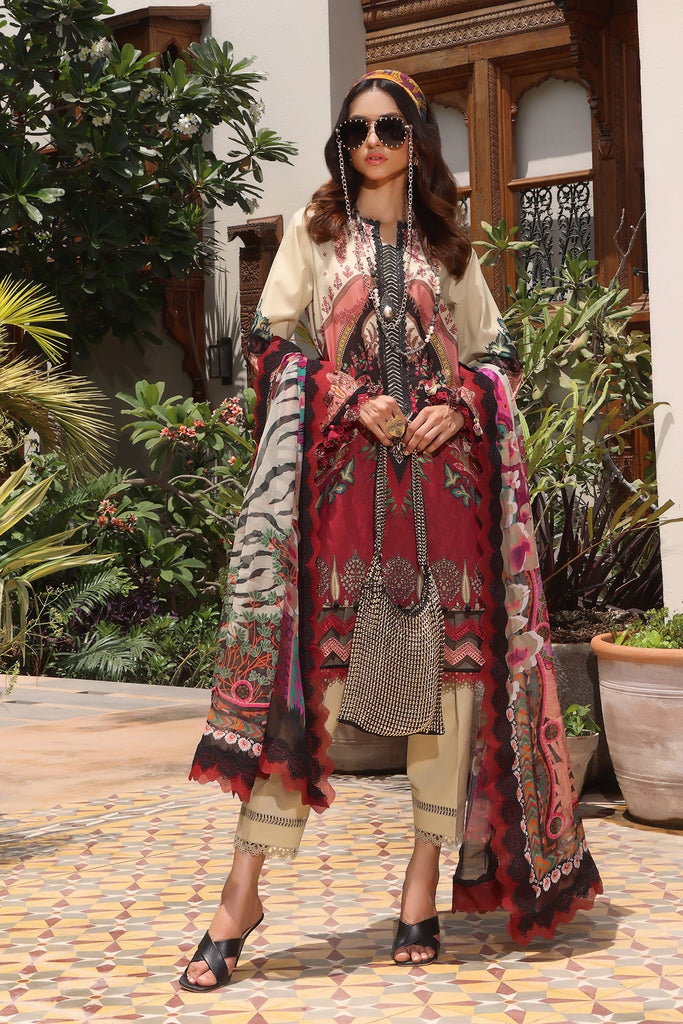 Jade Urbane Lawn Collection with Chiffon Dupatta – UDC-20264A