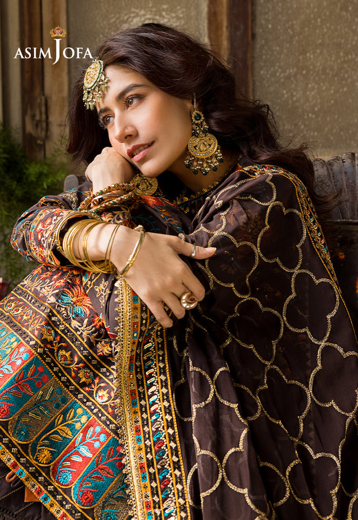 Asim Jofa Luxury Lawn Collection 2023 – AJLR-01