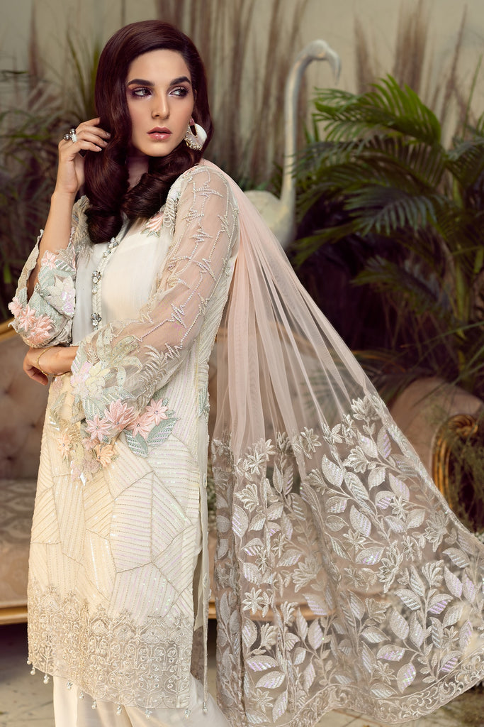Imrozia Orabelle Embroidered Chiffon Collection 2019 – 01 Iris Lace ...