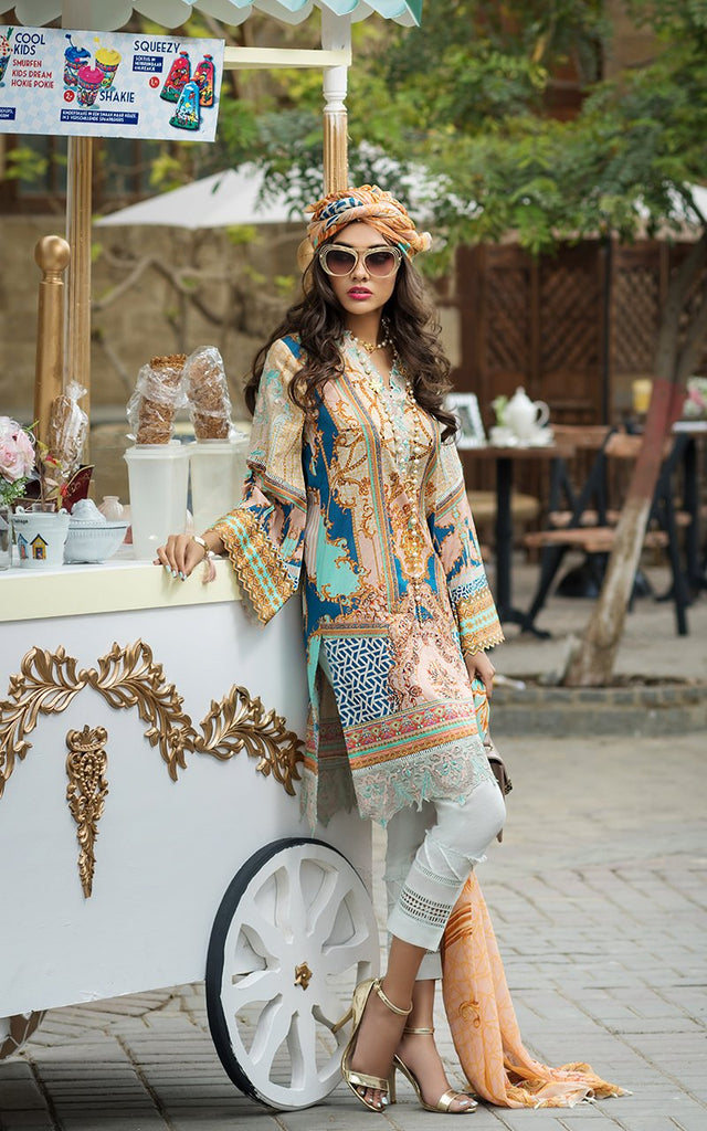 Threads & Motifs Luxury Lawn Collection 2019 – Design - 5594